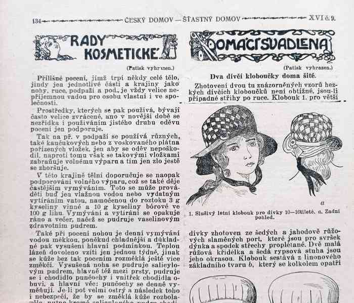 Starožitný časopis Šťastný domov, kompletní ročník 1921  - foto 1