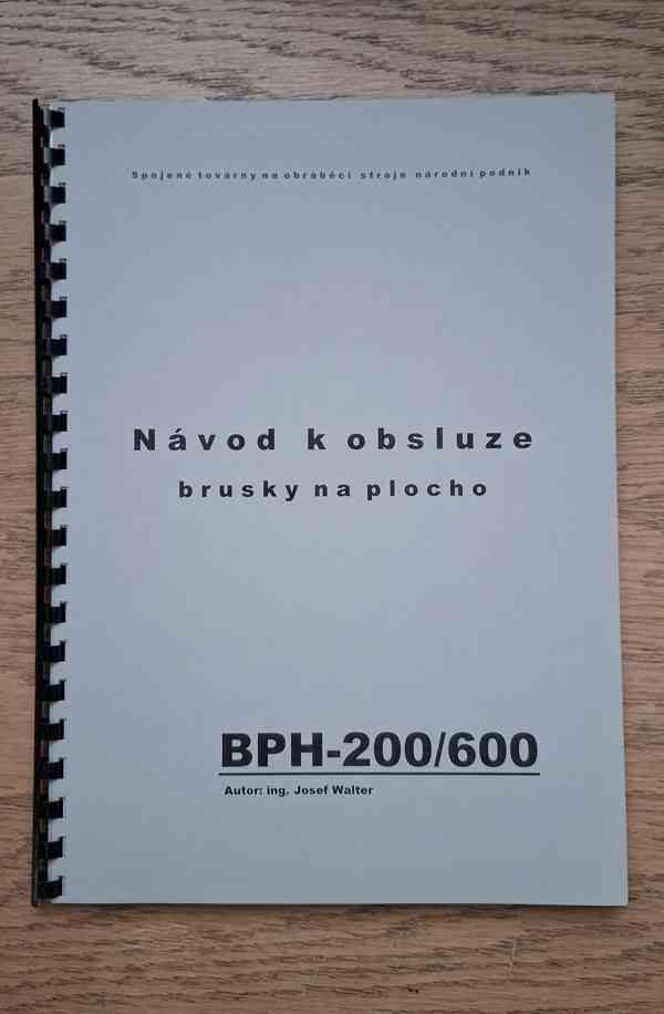 Návod brusky na BPH-200/600 - foto 2