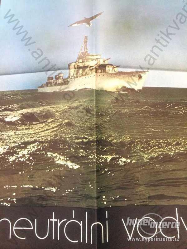 Neutrální vody film plakát Josef Vyleťal 1973 - foto 1