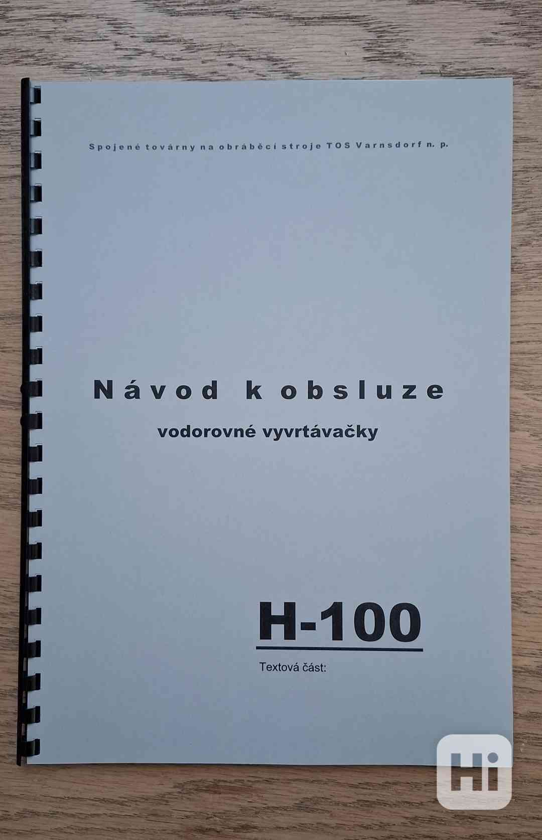 Návod vyvrtávačky H-100 - foto 1