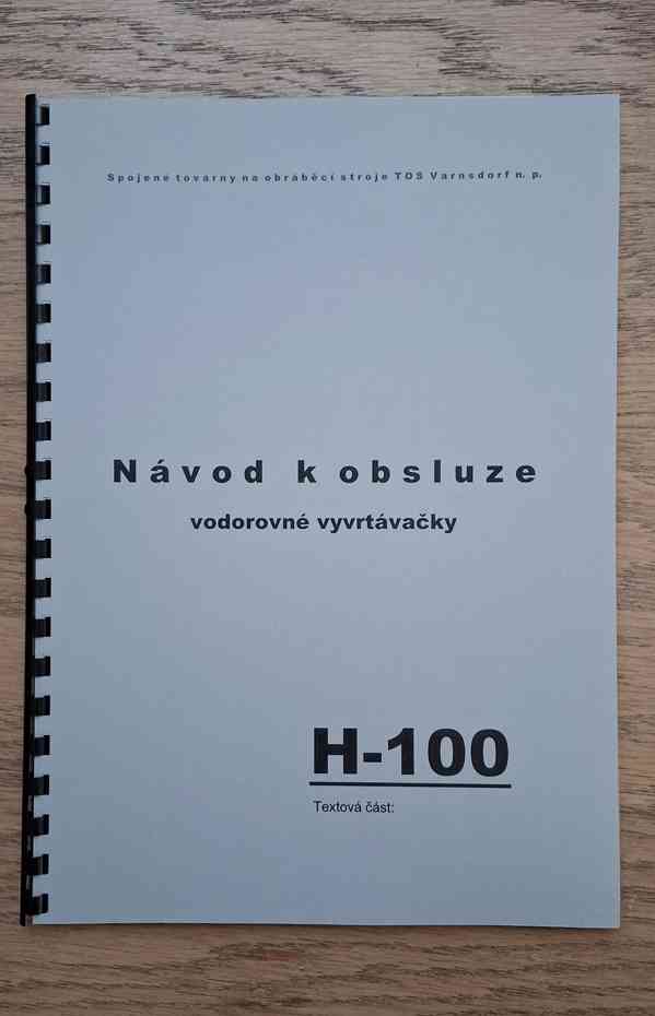 Návod vyvrtávačky H-100 - foto 1