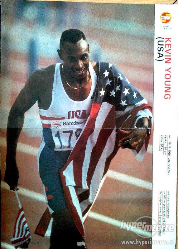 Kevin Young- atletika - USA plakát 42 x 30 cm - foto 1