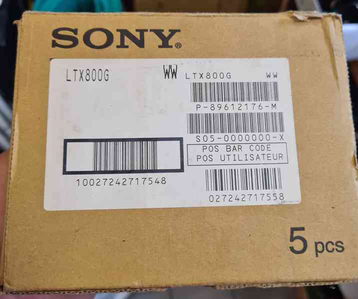 5x datová kazeta SONY LTO Ultrium 4/ 800GB /NOVÁ/ - foto 2