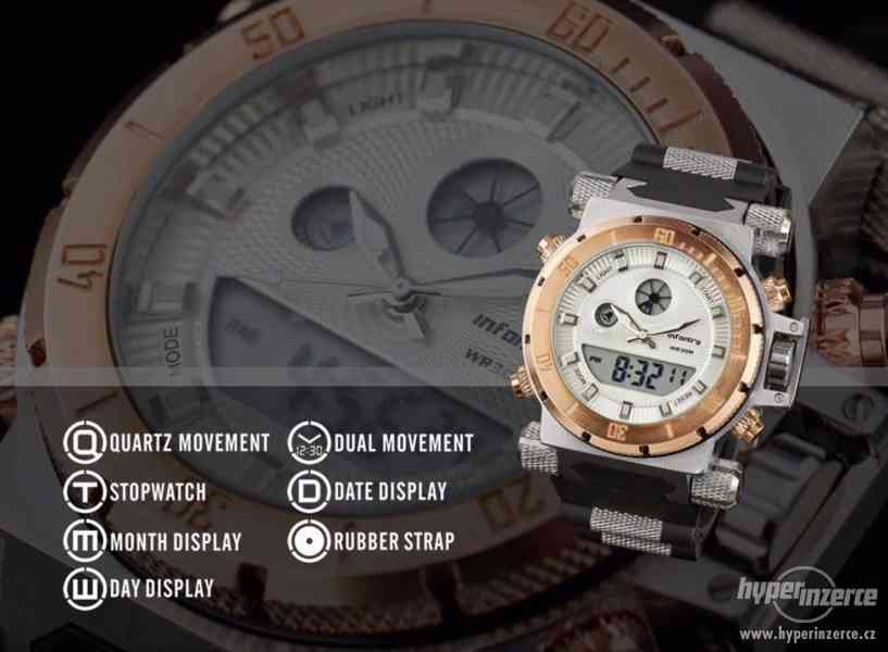 Pánské luxusní značkové hodinky Infantry Army - foto 3