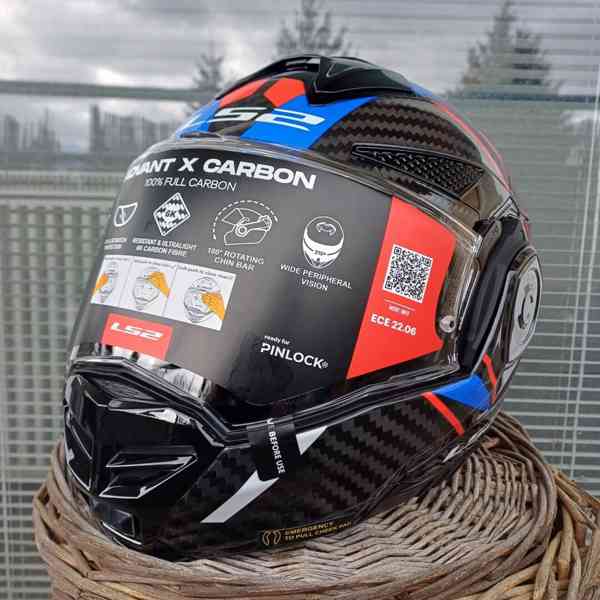 Silniční překlápěcí přilba LS2 ADVANT X CARBON FUTURE II - foto 7