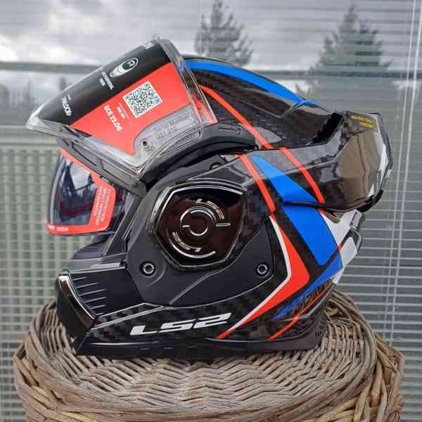 Silniční překlápěcí přilba LS2 ADVANT X CARBON FUTURE II - foto 4