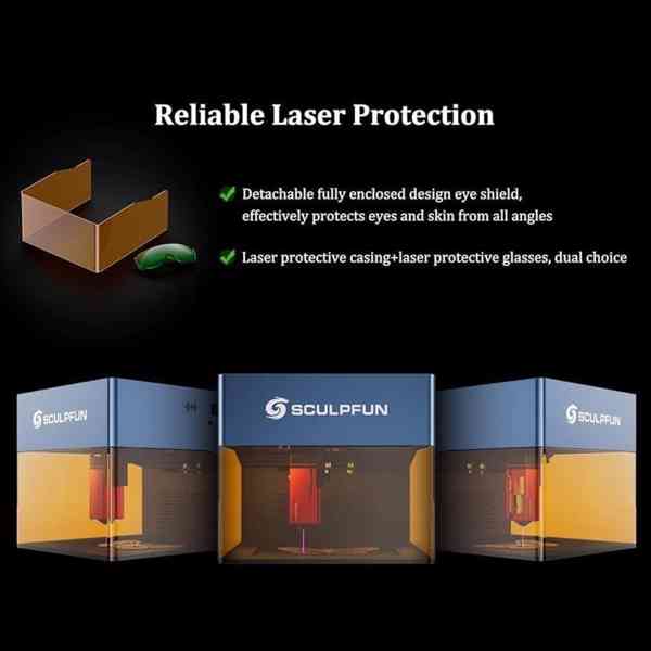 Laser SCULPFUN iCube Pro - 5W - foto 3