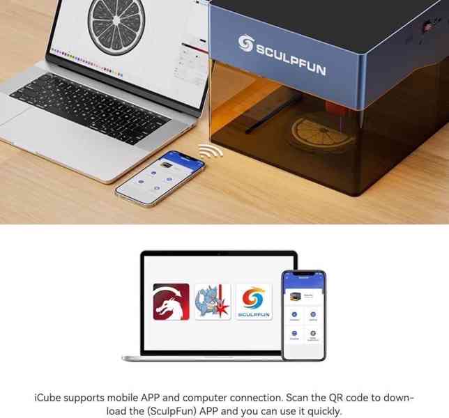 Laser SCULPFUN iCube Pro - 5W - foto 6
