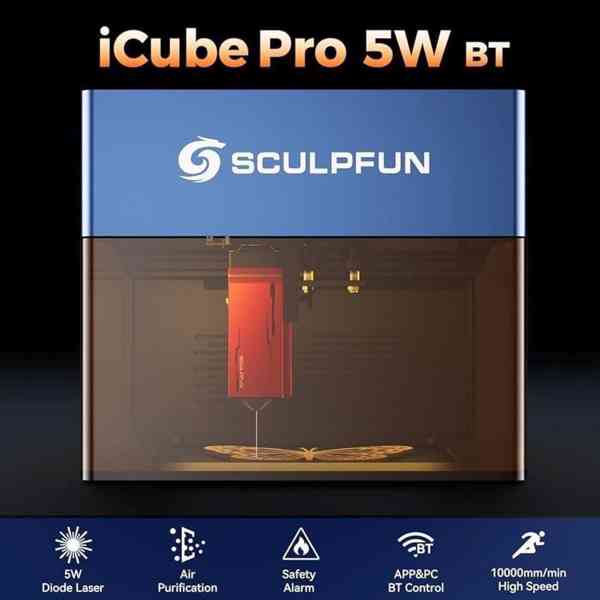 Laser SCULPFUN iCube Pro - 5W - foto 4