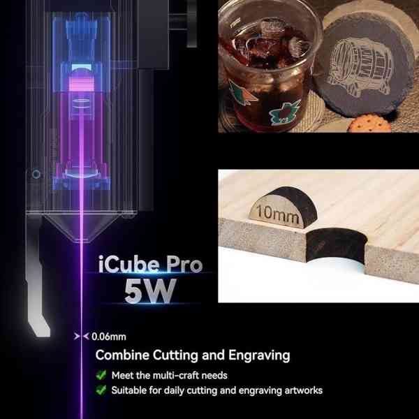 Laser SCULPFUN iCube Pro - 5W - foto 5