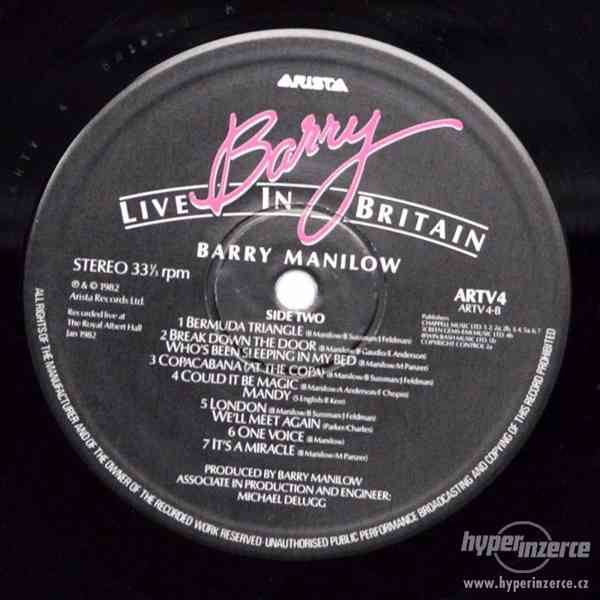 BARRY MANILOW - BARRY LIVE IN BRITAIN - foto 8