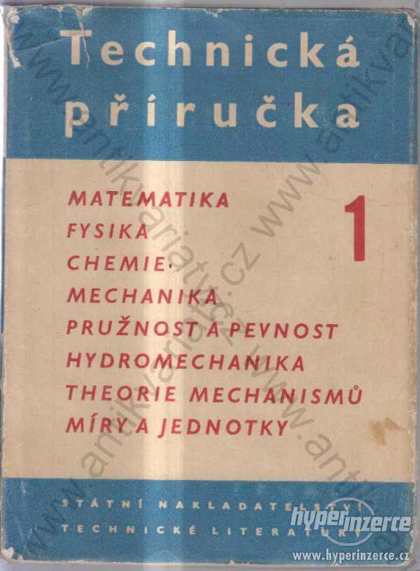 Technická příručka 1 1956 - foto 1