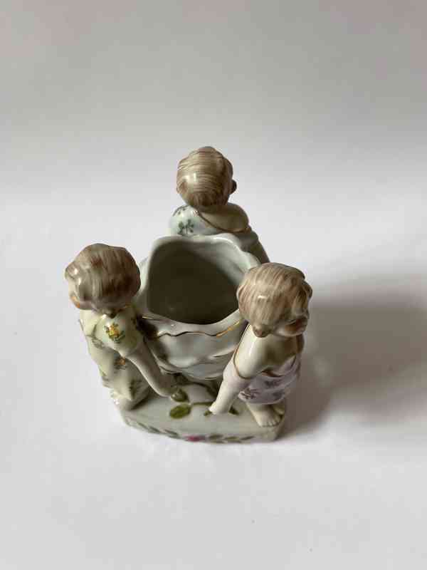 Porcelánová vázička - děvčátka - foto 4