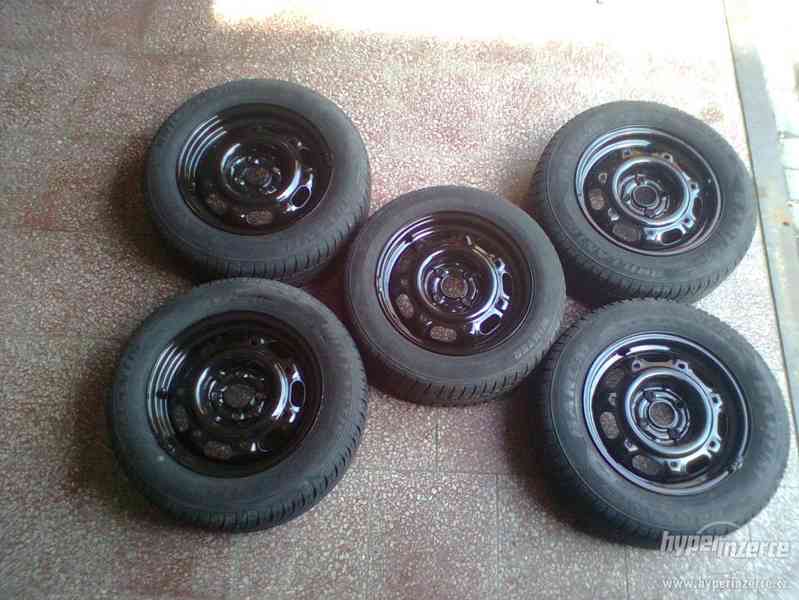 Plechové disky 14‘‘ 4x100mm i se Zánovními pneu.