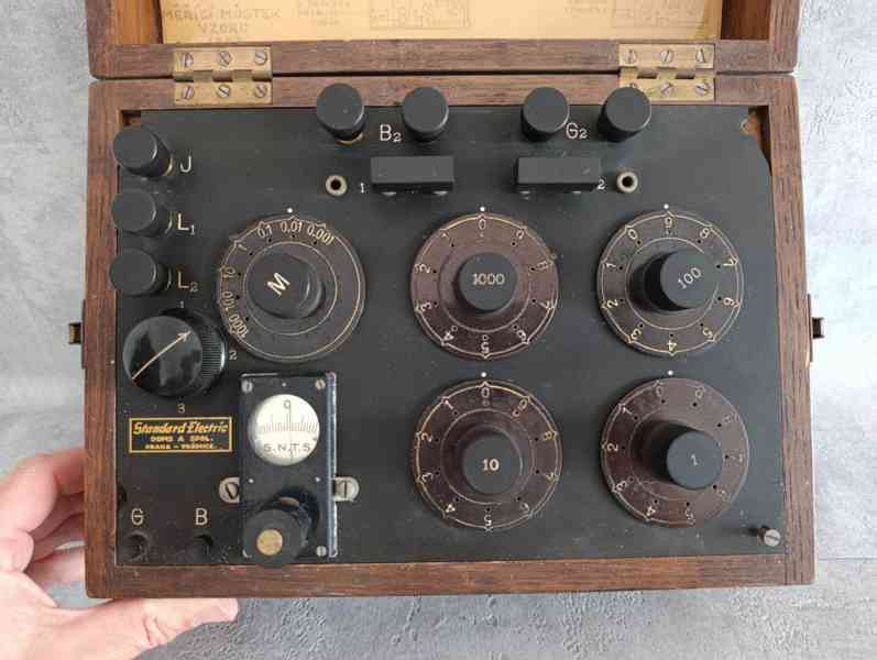 Měřící Můstek Vzoru 1808 》Standard Electric Doms a Spol Prah - foto 10