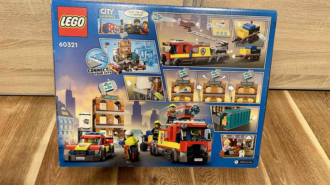 LEGO City 60321 Hasičská zbrojnice Nové nepoužité nerozbalen - foto 2