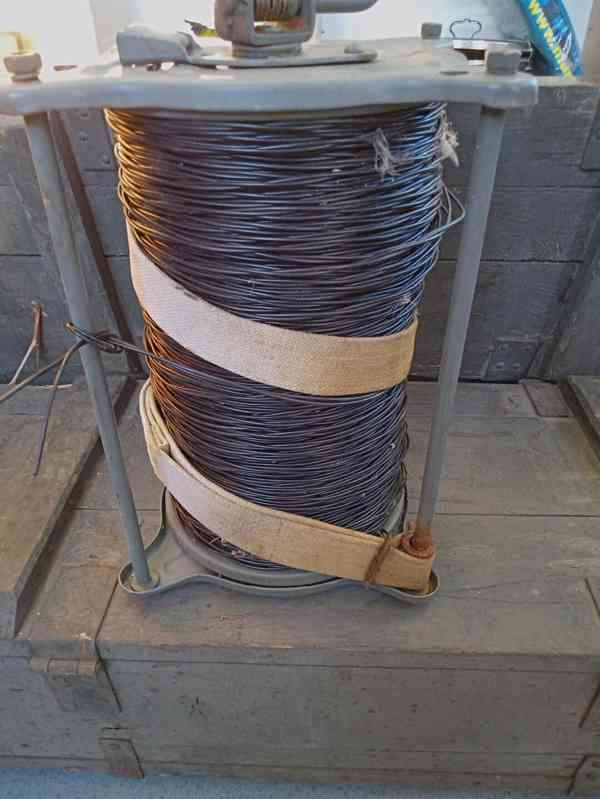 spojařská cívka s polním kabelem - foto 6