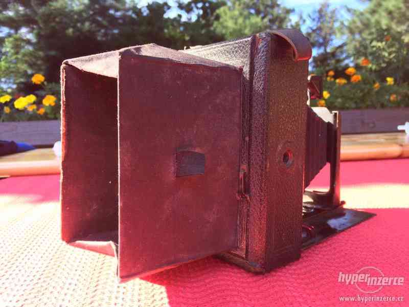 Historický fotoaparát Leonar - Werke 9x12 cm - foto 5