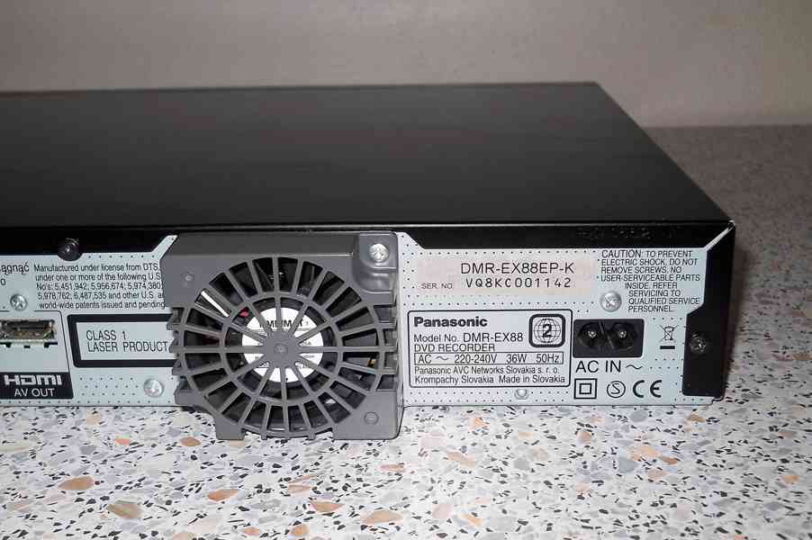 PANASONIC DMR-EX88 - 400 GB, HDMI, USB - foto 6