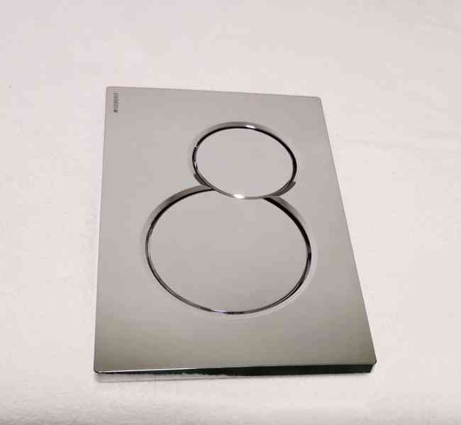 Ovládací tačítko WC Geberit Sigma01 115.770.21.5 lesklý chro - foto 7