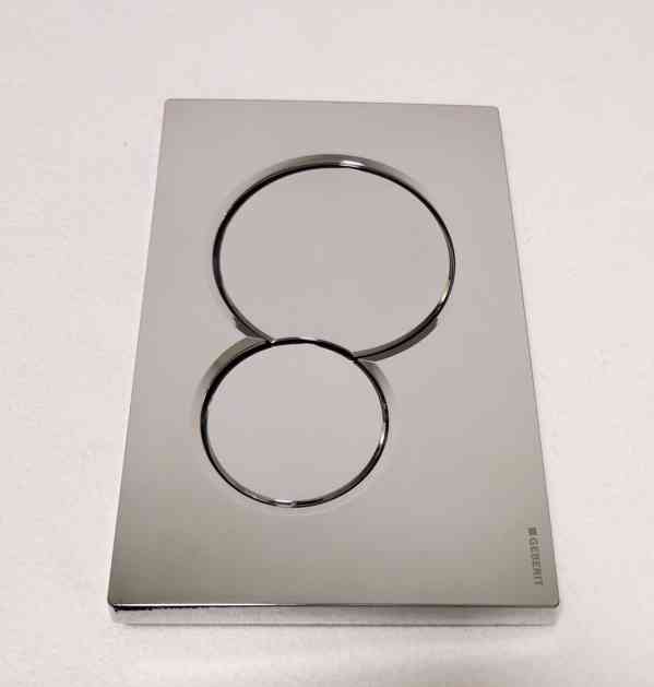 Ovládací tačítko WC Geberit Sigma01 115.770.21.5 lesklý chro - foto 5