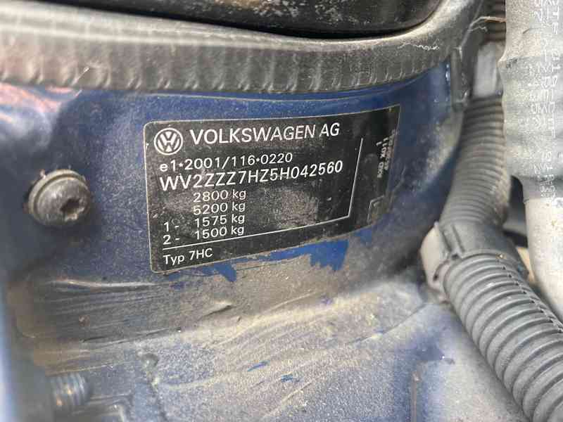 VW Transportér 2,5TDI 96KW AXD r.2005 prodám díly - foto 7