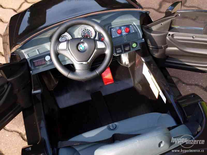 Dětské elektrické vozítko BMW X6 Černé EVA kola - foto 4
