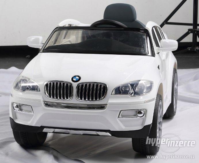 Dětské elektrické vozítko BMW X6 Černé EVA kola - foto 5