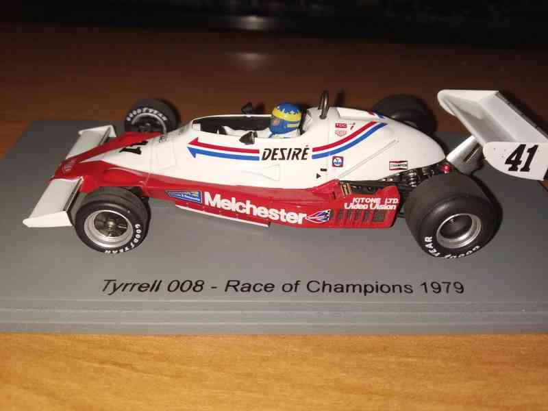 F1 Tyrrell 008 #41 Desiré Wilson 1979 ROC Spark S7280 1:43 - foto 3