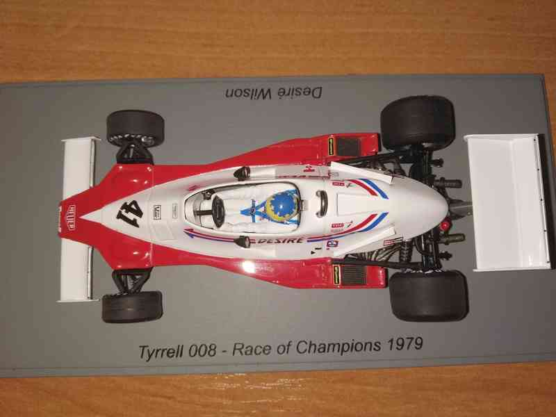 F1 Tyrrell 008 #41 Desiré Wilson 1979 ROC Spark S7280 1:43 - foto 4