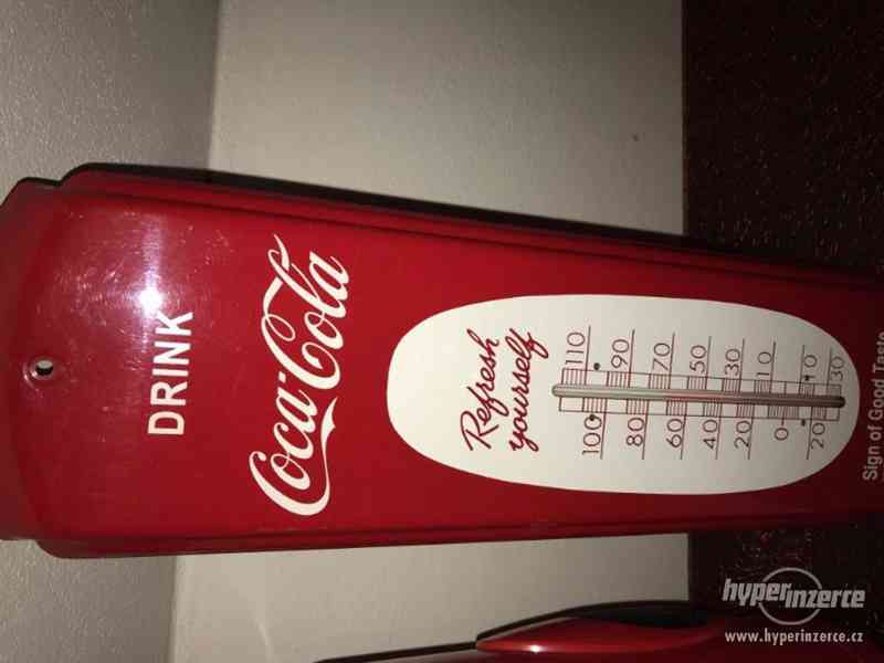 CocaCola nastenny teplomer °C a °F - foto 1