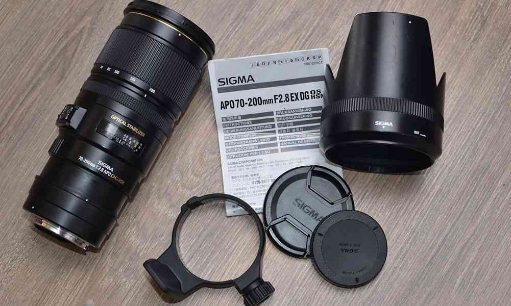 pro Canon - Sigma EX 70-200mm 1:2.8 APO DG OS HSM - foto 3