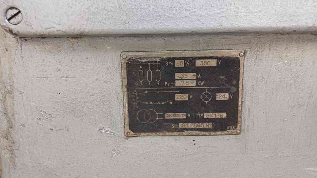 Použitý soustruh SV 18 R/1000, r. v. 1956 - foto 9
