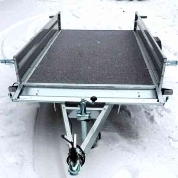 AKČNÍ CENA přívěsný vozík sklopný 2,53m x 1,30m, DPH - foto 16