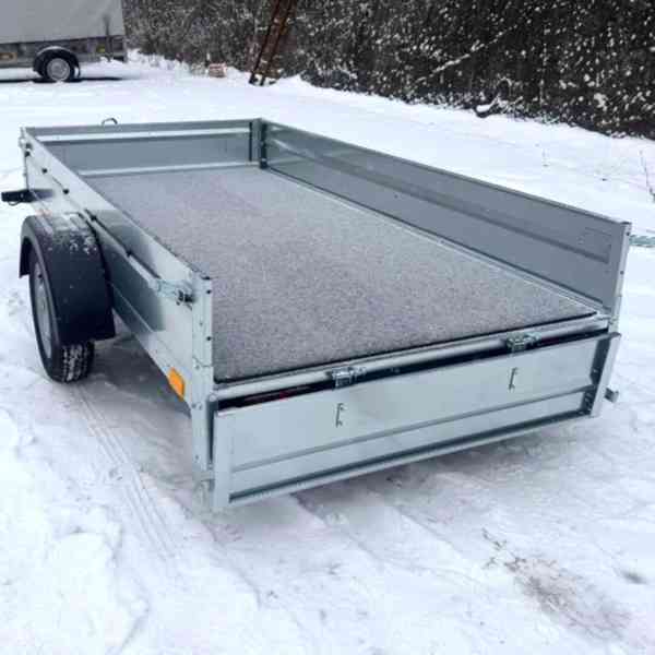 AKČNÍ CENA přívěsný vozík sklopný 2,53m x 1,30m, DPH - foto 12