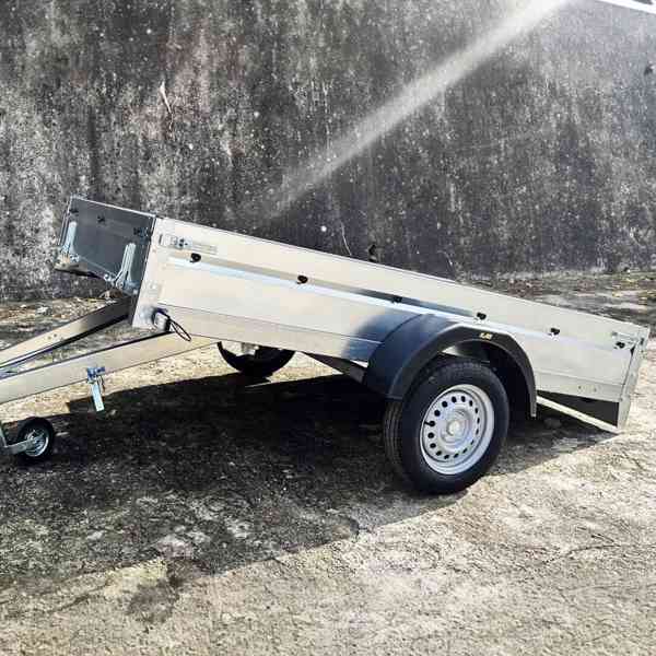 Nový přívěsný vozík sklopný 2,53m x 1,30m, DPH - foto 9