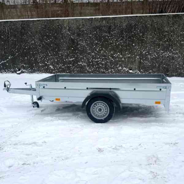 AKČNÍ CENA přívěsný vozík sklopný 2,53m x 1,30m, DPH - foto 9