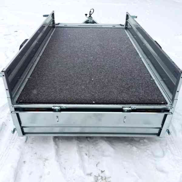 AKČNÍ CENA přívěsný vozík sklopný 2,53m x 1,30m, DPH - foto 13