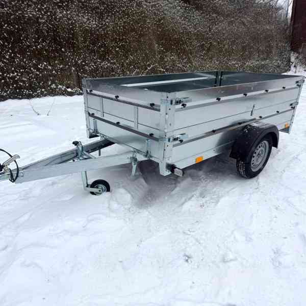 Nový přívěsný vozík sklopný 2,53m x 1,30m, DPH - foto 18