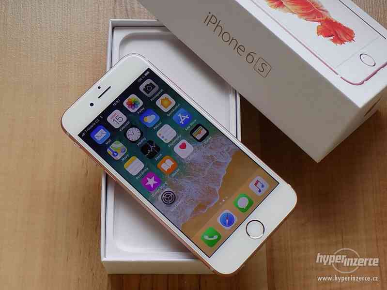 APPLE iPhone 6S 64GB Rose Gold - ZÁRUKA - TOP STAV !! - foto 3