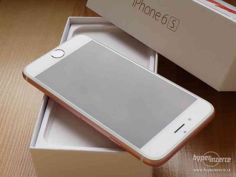 APPLE iPhone 6S 64GB Rose Gold - ZÁRUKA - TOP STAV !! - foto 5