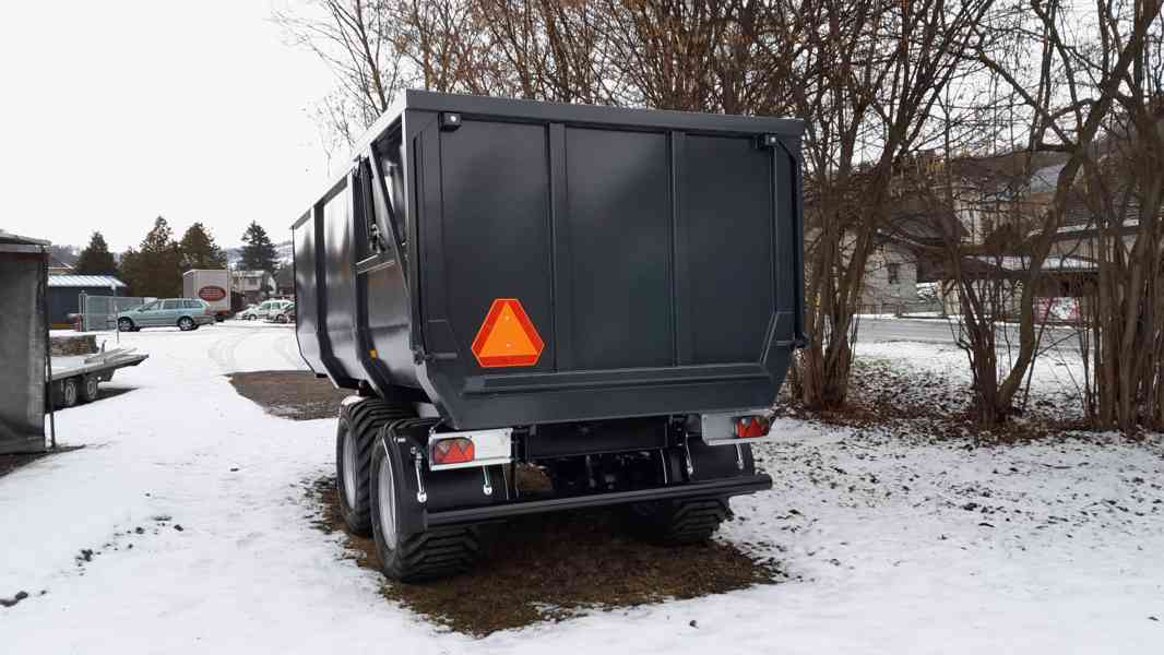 Traktorový návěs,přívěs,vlečka,vlek za traktor 16t - foto 4