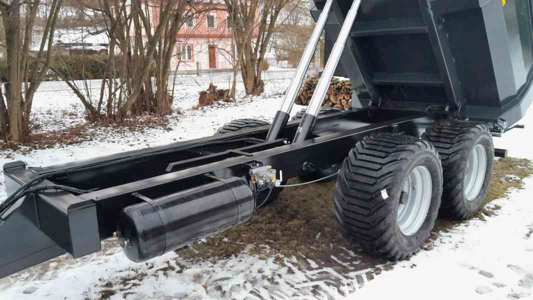 Traktorový návěs,přívěs,vlečka,vlek za traktor 16t - foto 7