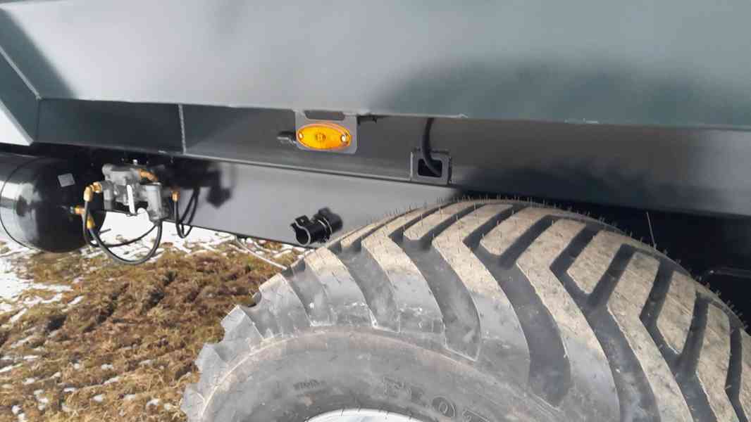 Traktorový návěs,přívěs,vlečka,vlek za traktor 16t - foto 9