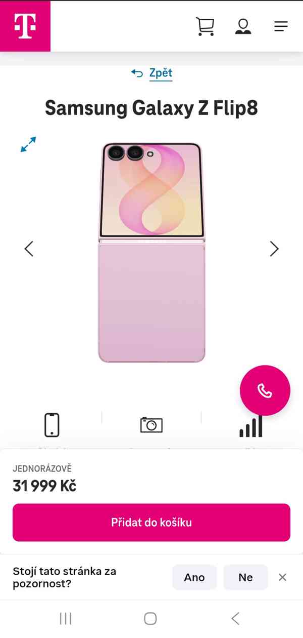 Samsung Z Flip8 nový - foto 2