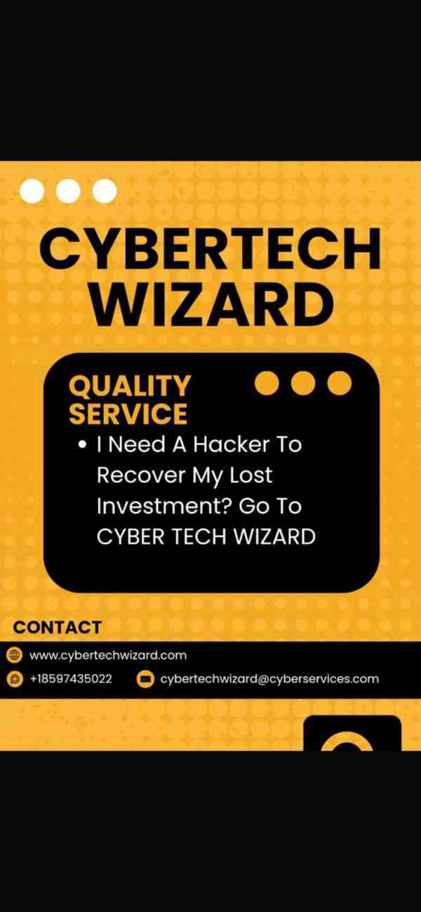 CYBER TECH WIZARD THE BEST CRYPTOCURRENCY RECOVERY COMPANY.. - foto 2