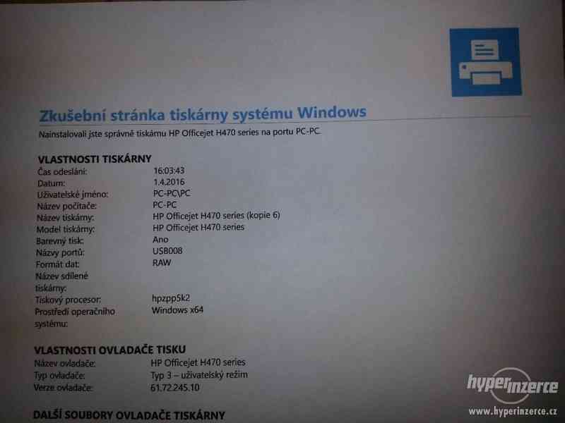 HP Officejet H470 | mobilni | kozene pouzdro - foto 5