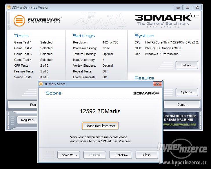 Profi čtyřjádrový DELL E6520 i7 8GB RAM/500GB HDD/nVidia - foto 3