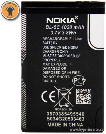 Baterie Nokia BL-5C 1020 mAh - foto 4