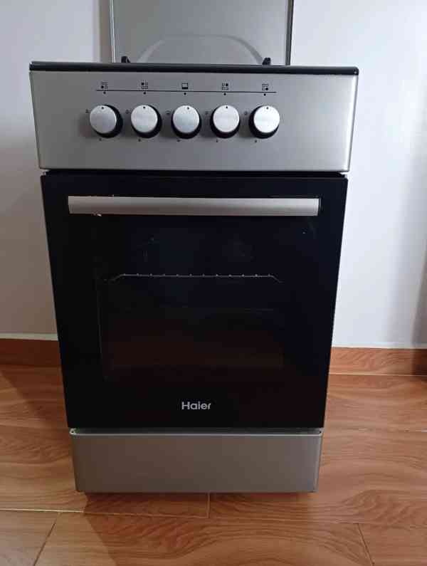 🔥 Haier Plynový Sporák se 4 Hořáky – Jako Nový! (Trouba Nep - foto 3